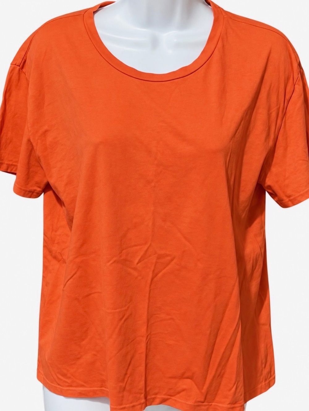 perfectwhitetee HARLEY Short Sleeve Crewneck Tee Orange M